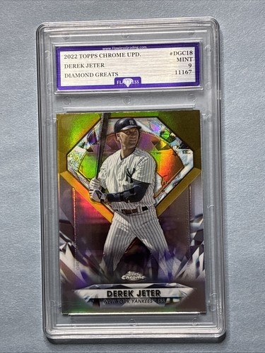 2022 Topps Chrome Update Series - Diamond Greats Chrome Derek Jeter # ...