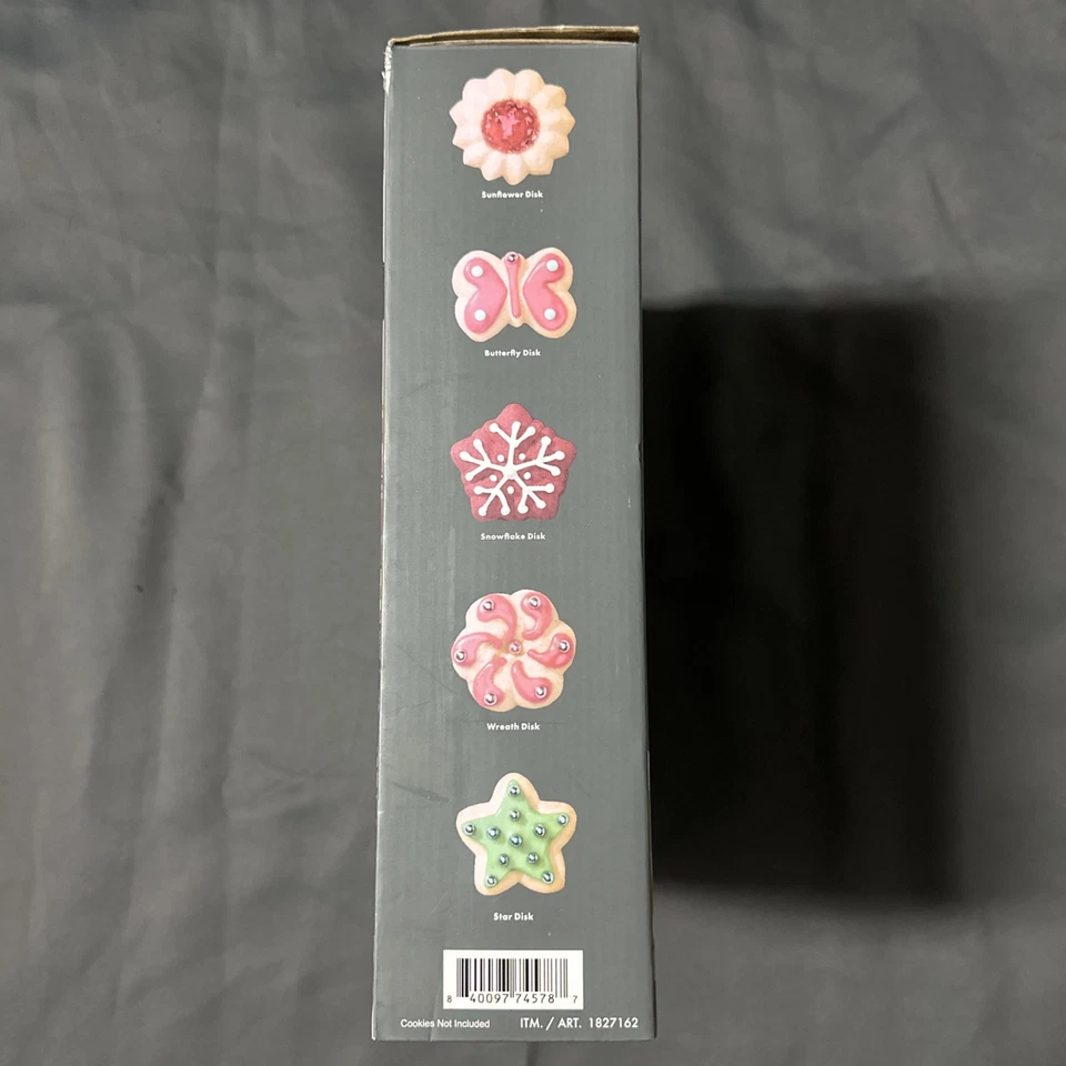 Juego de prensa de galletas OXO SoftWorks 20 piezas (1) prensa de galletas (1) estuche de almacenamiento (18) discos Foto 3 de 4