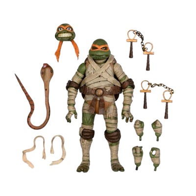 NECA TMNT Universal Monsters Michelangelo As The Mummy 7'' Scale Ultimate Action
