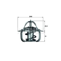 Thermostat, KüHlmittel Behr TX 1 92D FüR Chrysler Ford Opel Vauxhall Chevrolet
