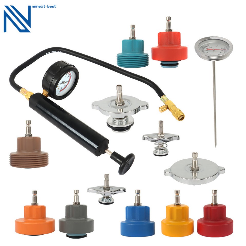 Universal Radiator Pressure Tester Cooling System Head Gasket Leak