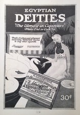 1919 AD(J23)~S. ANARGYROS CO. EGYPTIAN DEITIES NO.3 SUPERFINE CIGARETTES