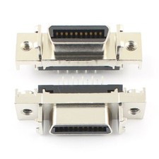 1Pcs SCSI Female 20 Pin MDR CN Type 20P Straight DIP Connector Adapter