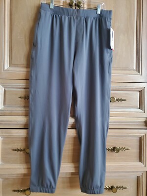 Mens Excersize Wear Pants!  Super Comfy~ Activewear~Grey, NWT!  SZ: M~ Pockets!