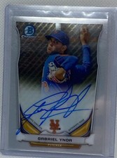 GABRIEL YNOA 2014 TOPPS BOWMAN CHROME ON CARD AUTO #BCAP-GY
