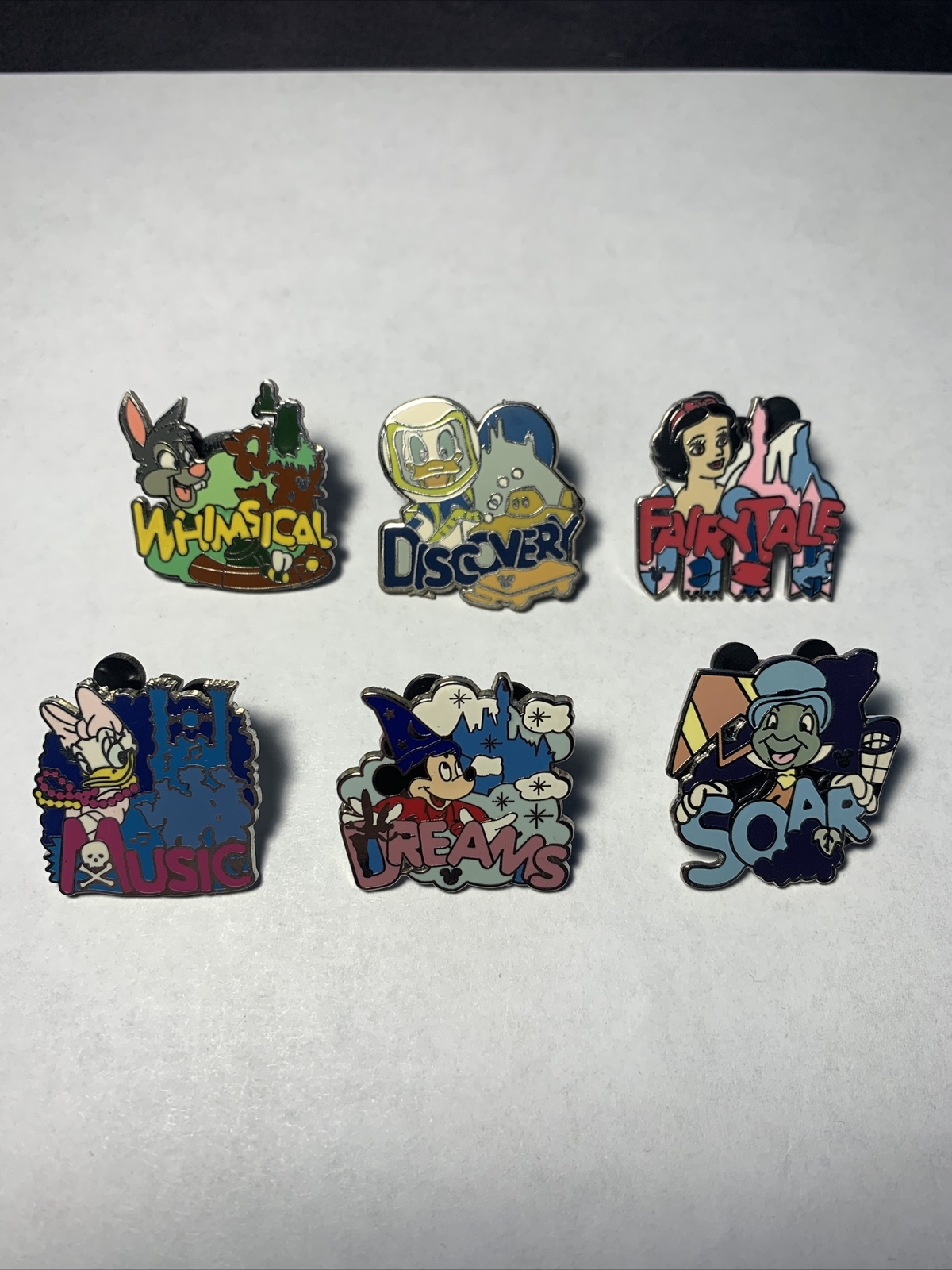 DLR - 2007 Hotel Hidden Mickey Dreams Collection SET OF 6 PINS Disney Pin 55182