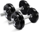 Adjustable Cast Iron Dumbbell Sets 40-200LBS with Connector Option Weights Set f