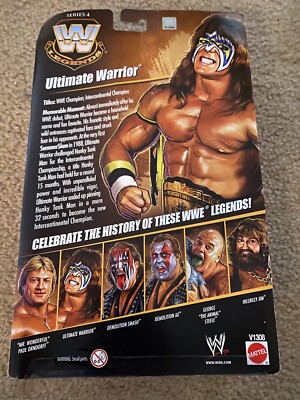 スポーツ選手 wwe series4 WWE Ultimate Warrior Legends Series 4 Wrestling Action Figure