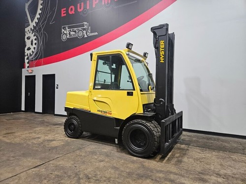 2015 HYSTER H100FT 2 STAGE 10,000LB PNEUMATIC DIESEL FORKLIFT STK 15654 - Picture 6 of 23