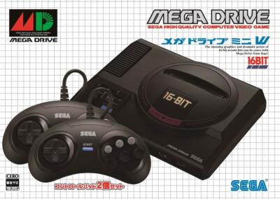 Mega Drive Mini SEGA W Ver Controller 2 Set 16 bit Vintage Game