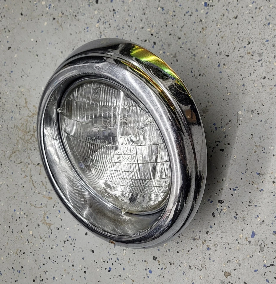 Faro pontón cromado bisel ts mercedes-benz w180 220s 220a Foto 3 de 4