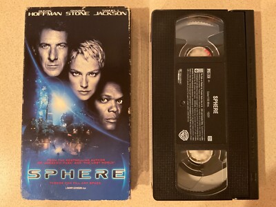 Sphere (VHS, 1998) Dustin Hoffman, Sharon Stone, Samuel L. Jackson