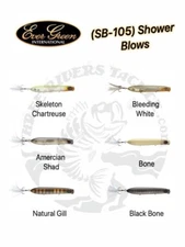 Evergreen International Shower Blows SB-105 Custom Topwater Bait - Choose Color