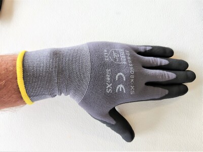 3-Pair TUFF GARD  Glove Ultra-Lightweight breathable Dotted palms Small to XL
