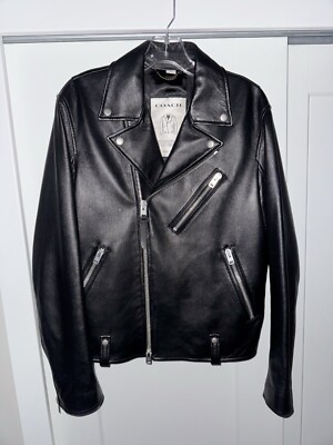 Coach Lamb Leather Moto Jacket
