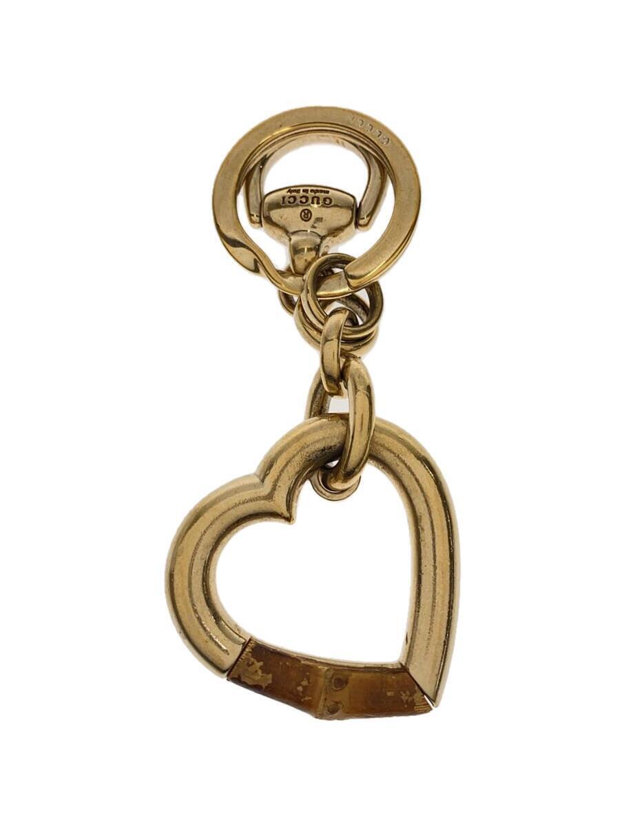 GUCCI Bamboo Heart Key Holder Bag Charm