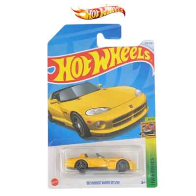 Hot Wheels 92 Dodge Viper RT/10 Yellow #218 Mainline 2024 (In
