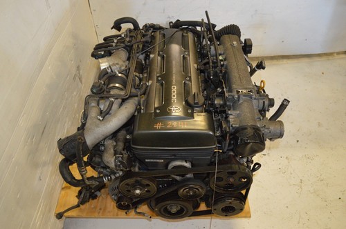 Toyota 2JZGTE Engine 3.0L DOHC Twin Turbo JDM 2jz Motor Auto Trans Wire ...