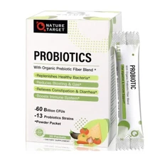 Probiotics for Women-Men-Kids Probiotic Fiber Blend 30 Packets Exp 09/25