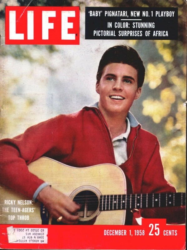 LIFE MAGAZINE December 1, 1958 Ricky Nelson 100% Complete