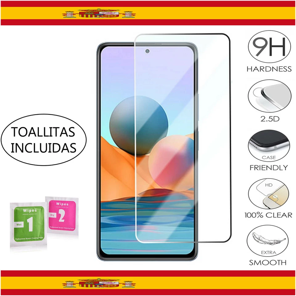 Protector Cristal Pantalla Xiaomi Redmi Note 10 / Note 10 Pro / Note 10 Pro