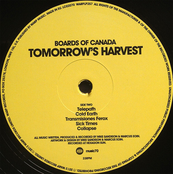 Boards Of Canada - Tomorrow's Harvest (2xLP, Album) | eBay