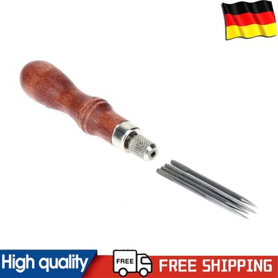 4 in 1 Scratch Awl Maker Tool Pin Punching Multifunctional for DIY Leather Craft