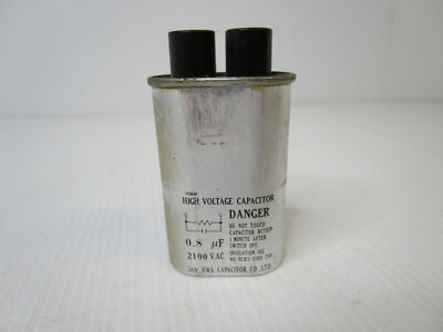 Whirlpool OTR Microwave Capacitor (0.8uF, 2100Vac) 4158507 815123 