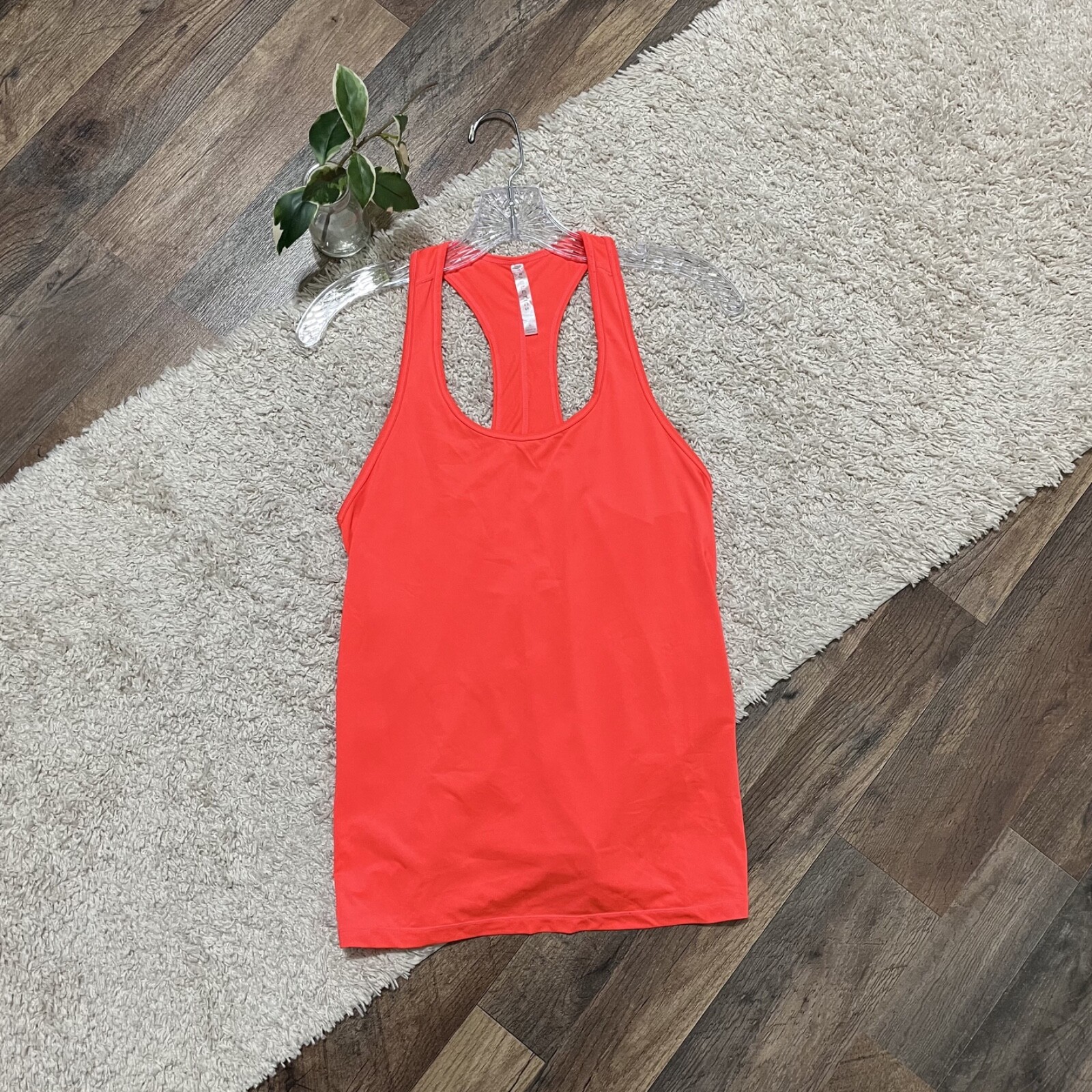 Fabletics Size Small Atomic Neon Orange Racerback… - image 2