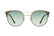 Carin Korea Brand New Jeans Green /Rose Gold Cat Sunglasses Anita C2