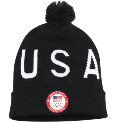 2018 Nike Winter Olympics Team USA Beanie POM Obsidian Navy  display picture 1