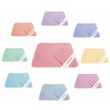 TOVAGLIETTA e Tovagliolo ASILO RICAMATA e Personalizzata a QUADRETTI