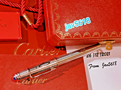 CARTIER DIABOLO FOUNTAIN PEN 160TH ANNIVERSARY GOLD 18kt NIB