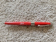 Vintage - 1950  s IBM Logo - Advertising Pen - Ruwe U.S.A. - Red Pen
