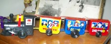 Wind up Comic Zig-Zag express tin train vintage NIB