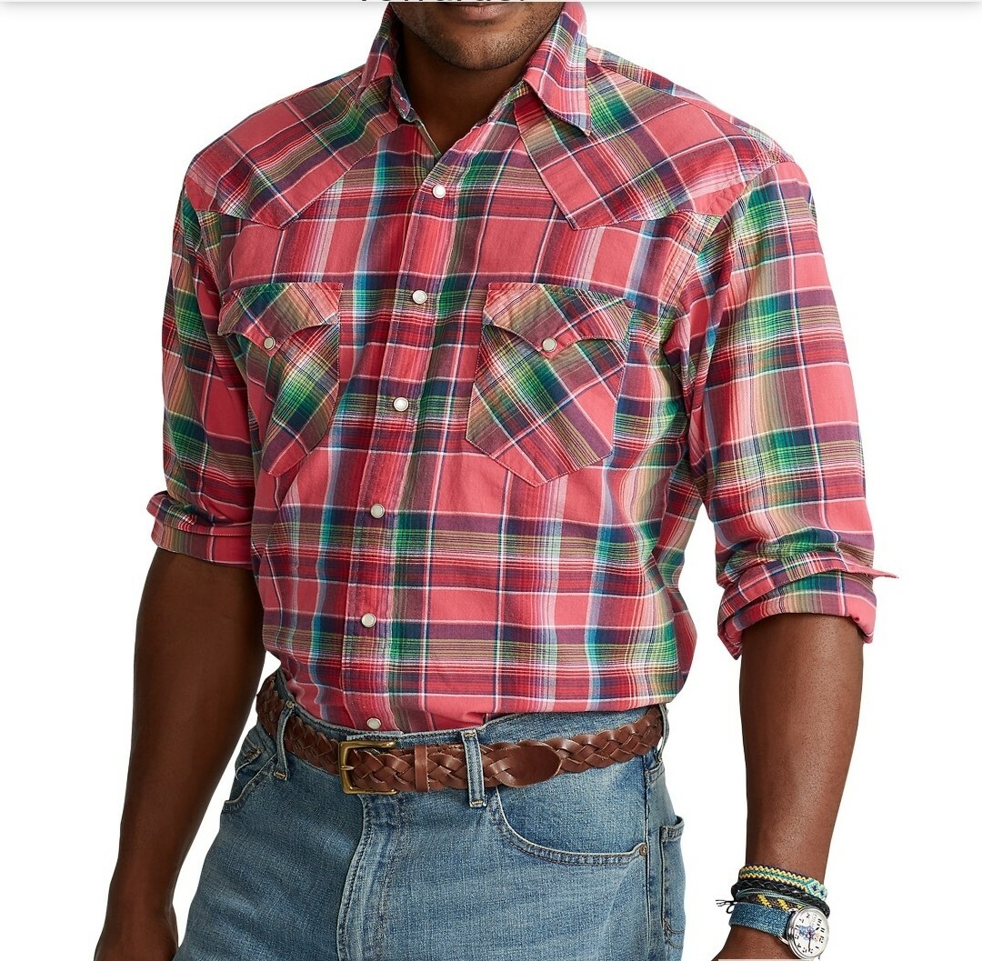 mens shirts with pearl snaps
