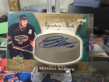 2006-07 UD Signature Shots #SS-BM Brendan Morrow Sick Auto