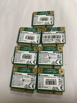 Lot 7 AzureWave AW-NB159H 802.11 b/g/n Bluetooth 4.0 Wireless WiFi Cards @CPU91
