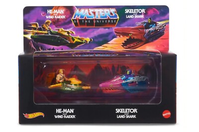 Mattel Creations Masters Of The Universe Hot Wheels Wind Raider Land Shark