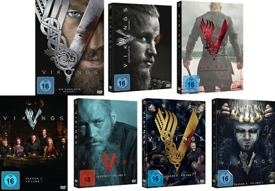 Vikings - Staffel 1 / 2 / 3 / 4 / 5 / 6 Komplette Serie (Box)  DVD / Blu-ray NEU