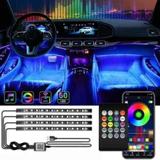 Neon Light Kit Accessories Backlight Remote App Control Auto RGB Decorative Lamp