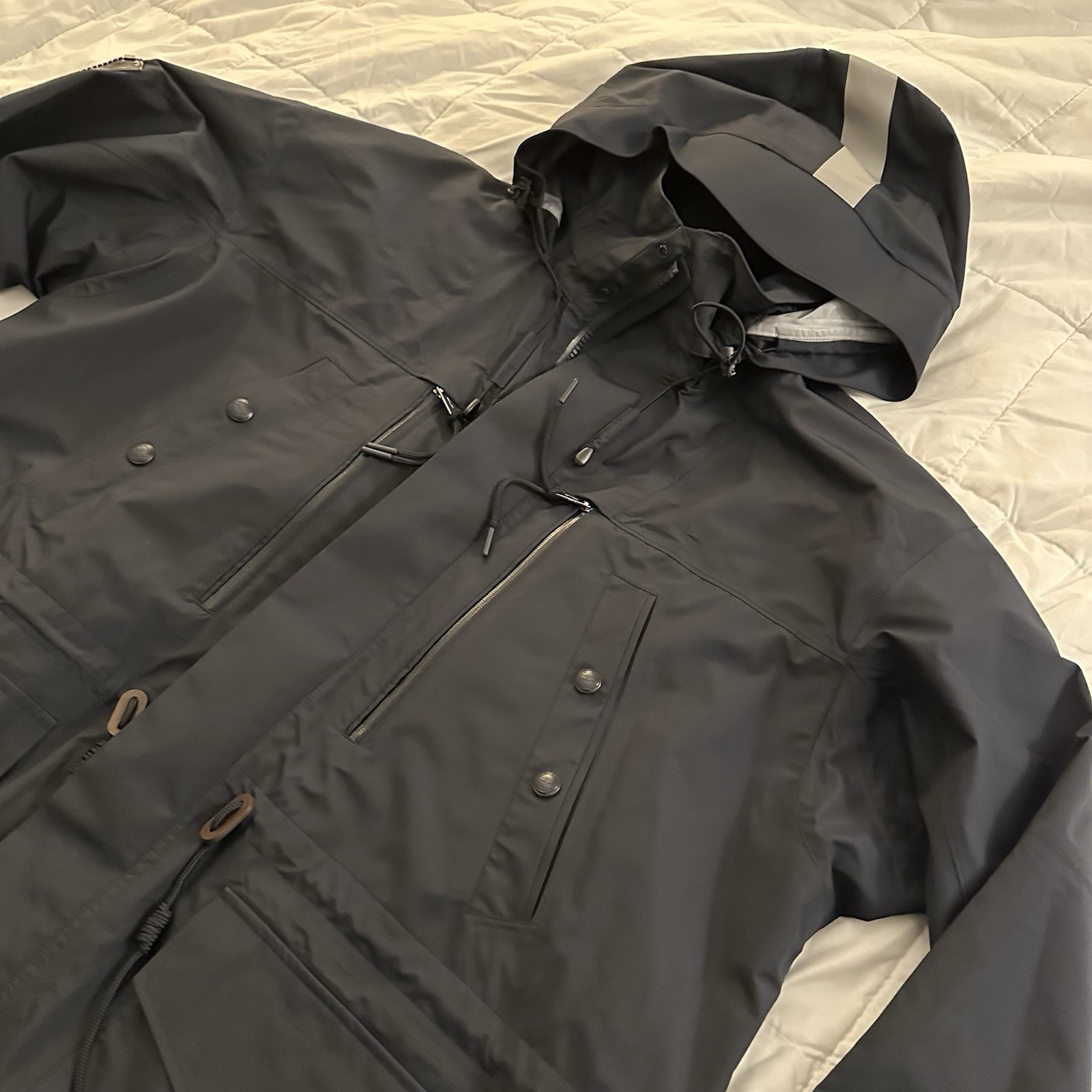 RLX Ralph Lauren Water Repellant Hooded Marsh Coat | Navy Blue | Men’s 2XL $798 image 2