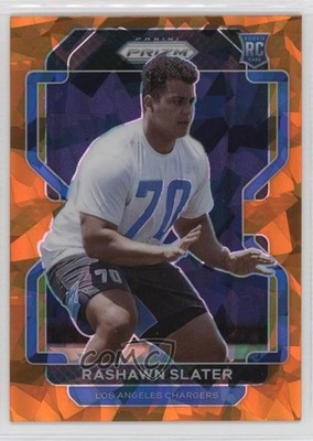 2021 Panini Prizm Rookie Orange Ice Prizm Rashawn Slater #431 Rookie RC 1pz4