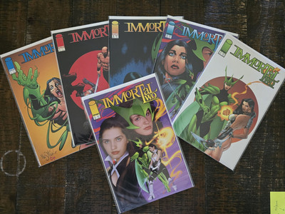 Immortal Two #1 5 Complete + #1 Photo Variant (1997) Image Comics 6 Book Lot