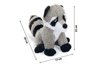 Hundespielzeug PlüSch WaschbäR Karlie Grau 17X32X20Cm Racco Hundespielzeug