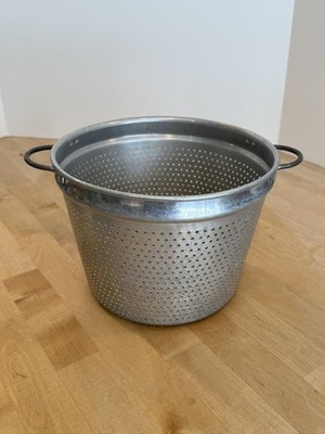 VTG Aluminum Steaming Or Frying Sieve Colander Strainer Insert Metal Basket 