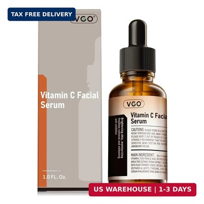 VGO Vitamin C Serum for Face, Vit C Anti Aging Serum with Hyaluronic Acid & Vita