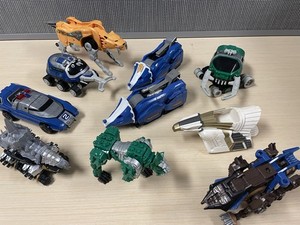 Bandai Power Rangers Lot Dino Fury Golden Liger Beetle Borg