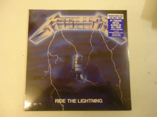 Metallica Ride the Lightning LP (2016) NEW Shrink Wrap Tear