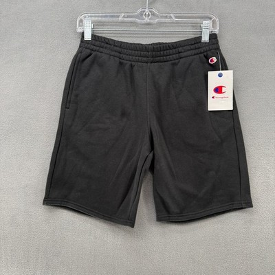 Champion Kids Black Fleece Sweat Shorts Large 14/16 NWT Athletic Activewear